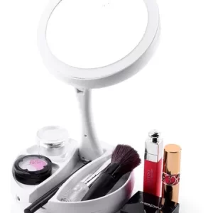 Espejo luz led maquillaje c/ aumento