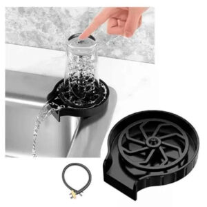Lava Copas Automático Para Bachas De Cocina Enjuagadora