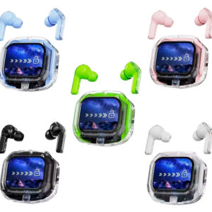AURICULAR BT c/ PANTALLA TRANSPARENTE