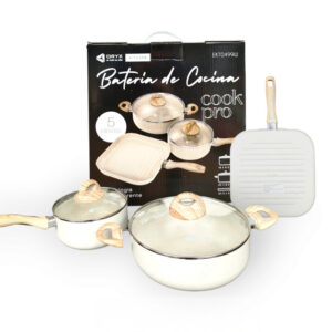 BATERIA DE COCINA 5pcs BLANCA