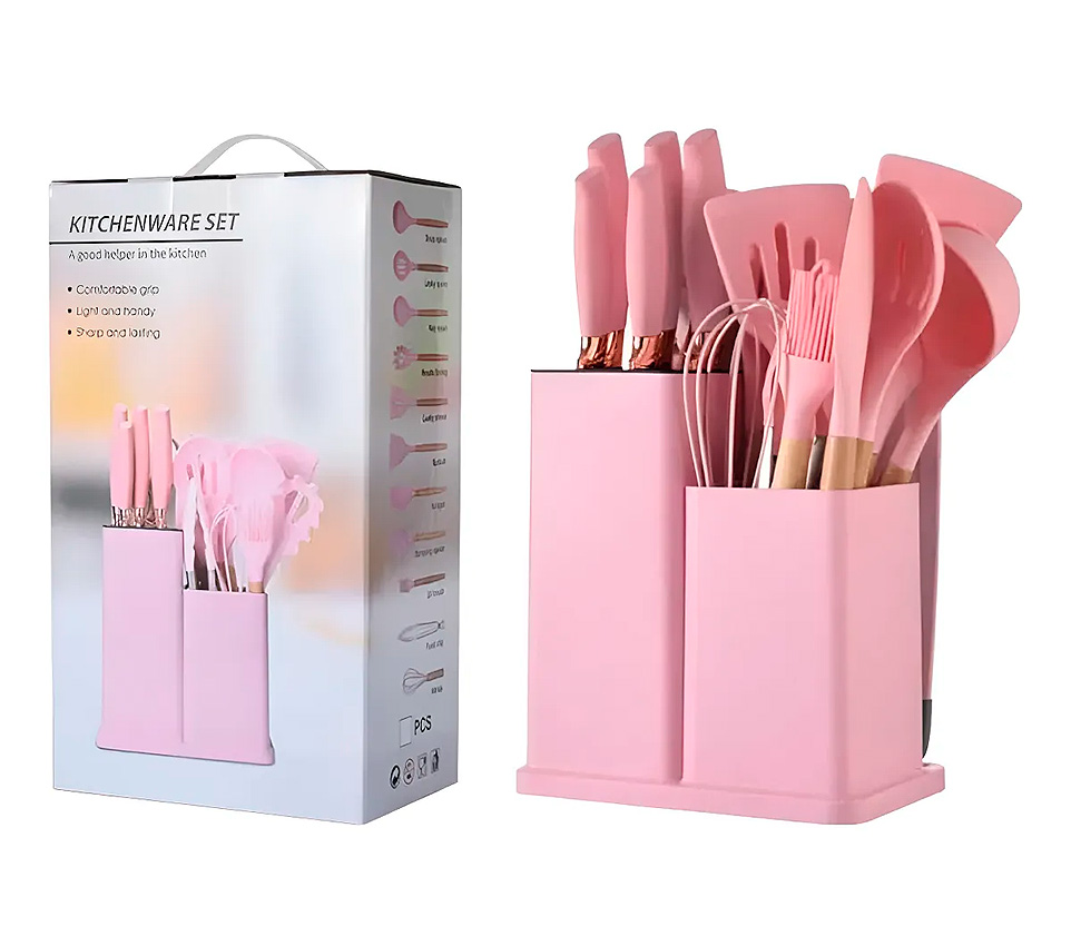 SET UTENSILLOS 19 piezas + TABLA DE PICAR - Imagen 3
