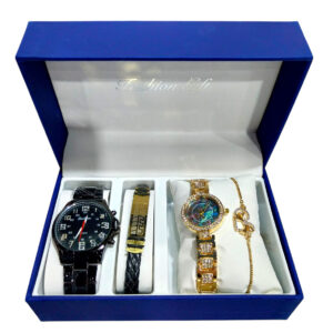 COMBO CAJA + 2 RELOJ + 2 PULSERA
