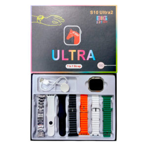 SMART WATCH S10 ULTRA2 7 MALLA con MALLA METALICA