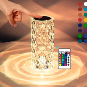 LAMPARA ATMOSFERICA TACTIL USB DIAMOND ROSE