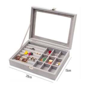 CAJA ORGANIZADOR DE MAQUILLAJE / ALHAJERO