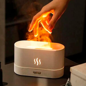 HUMIDIFICADOR FUEGO FLAMA BLANCO 180ml
