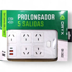PROLONGADOR 5 SALIDAS "ORYX"