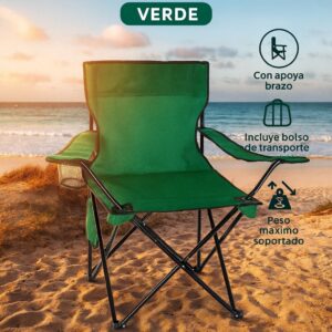 Silla de camping plegable