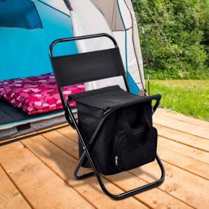 Silla plegable con hielera térmica hermético