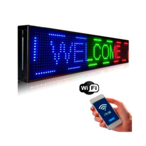Cartel programable Led wifi 1MTx20cm