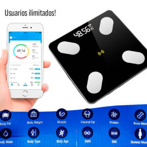BALANZA PERSONAL INTELIGENTE CON APP