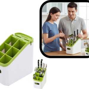 Porta Cubiertos Con Afilador