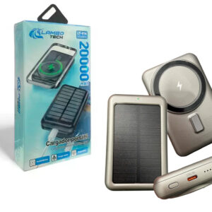 Cargador portátil POWER BANK 20.000mAh SOLAR