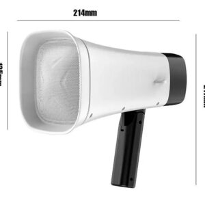 MEGAFONO PARLANTE SOLAR LINTERNA
