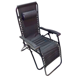 REPOSERA RECLINABLE NEGRA