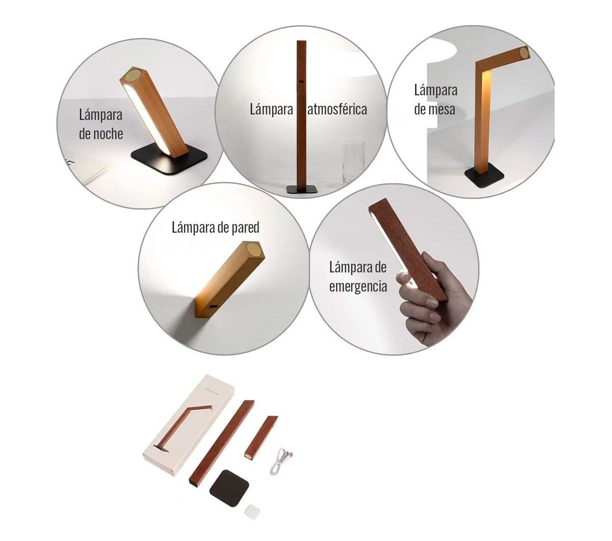 VELADOR LED RECTO DESMONTABLE - Imagen 2