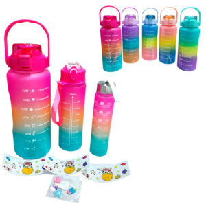 BOTELLA MOTIVACIONAL 3 EN 1