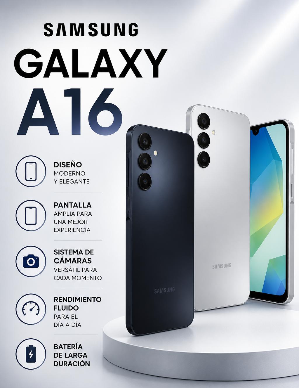 CELULAR SAMSUNG A16 4 GB 128 GB