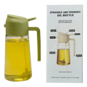 BOTELLA DE ACEITE 2 EN 1 VIDRIO 055