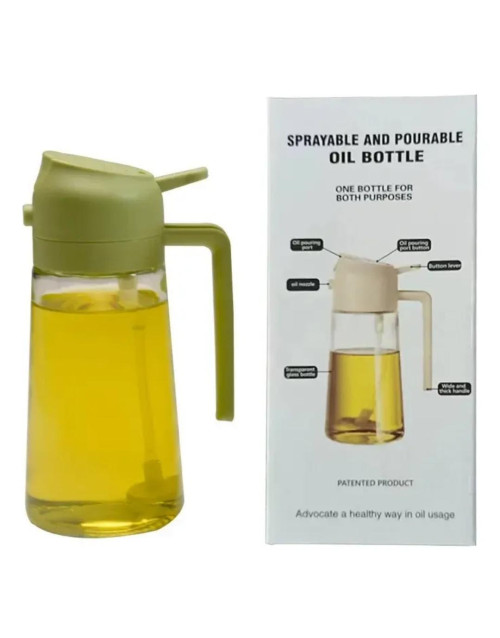 BOTELLA DE ACEITE 2 EN 1 VIDRIO 055