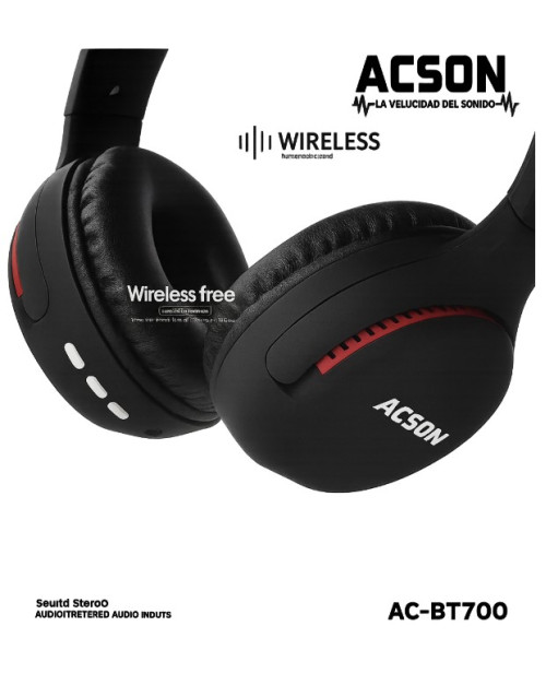 Auriculares VINCHA ACSON AC700 CON CABLE AUXILIAR
