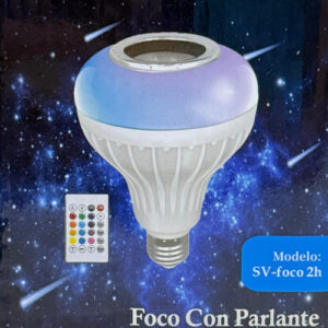 FOCO CON PARLANTE Y CONTROL SV