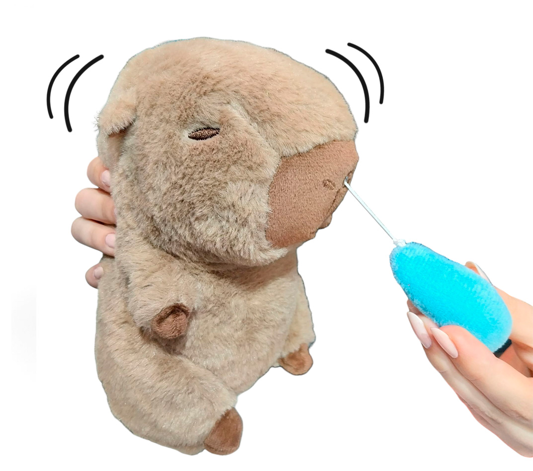 PELUCHE CAPIBARA DINAMICO C/ GOTA DORMILON - Imagen 2
