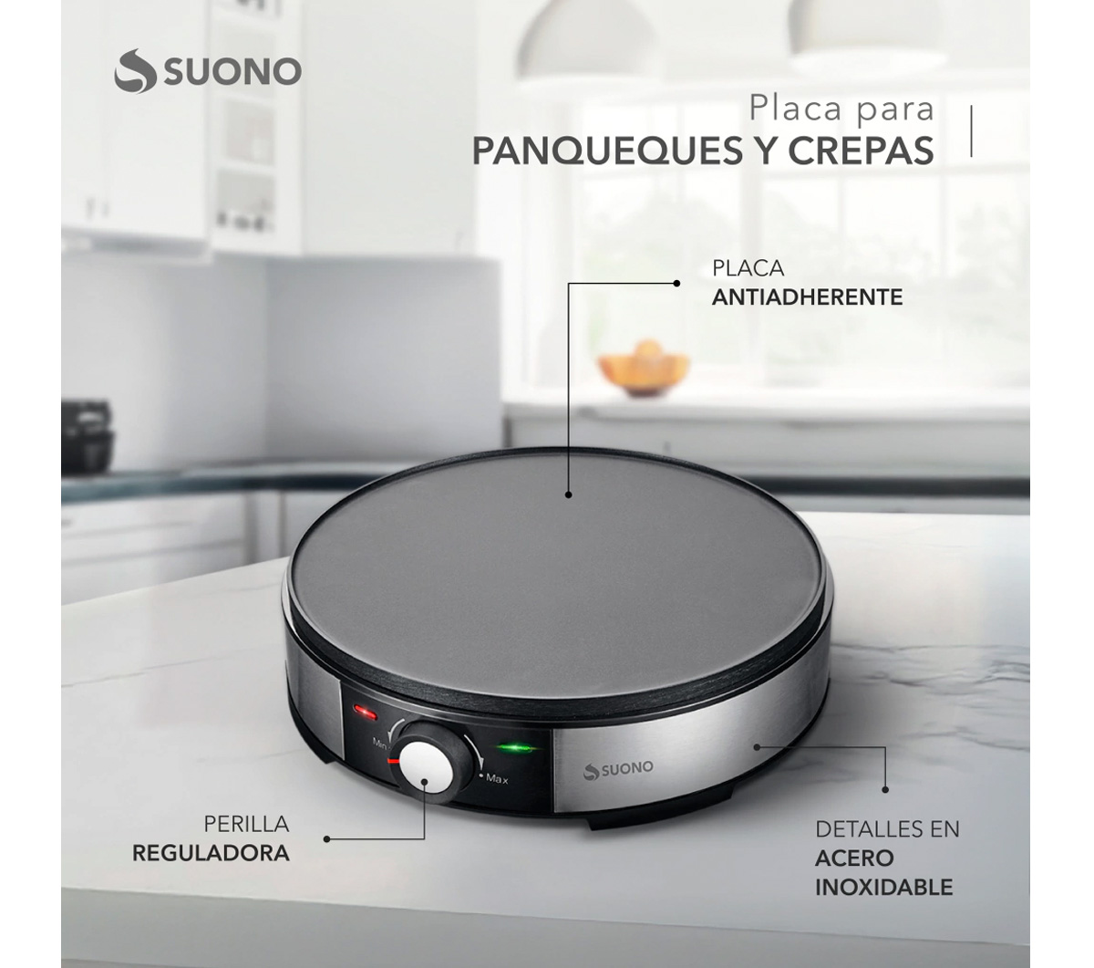 PANQUEQUERA "SUONO" REGULABLE ANTIADHERENTE - Imagen 2