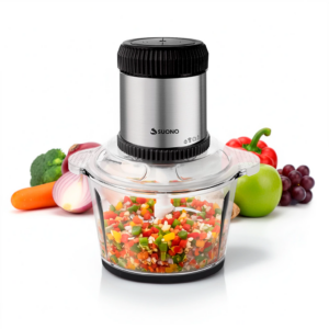 PICADORA DE ALIMENTOS 500W 2L NEGRA
