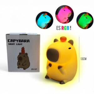 LAMPARA DE SILICONA MULTICOLOR CAPIBARA RGB