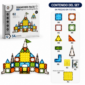 Bloques magnéticos 54pcs