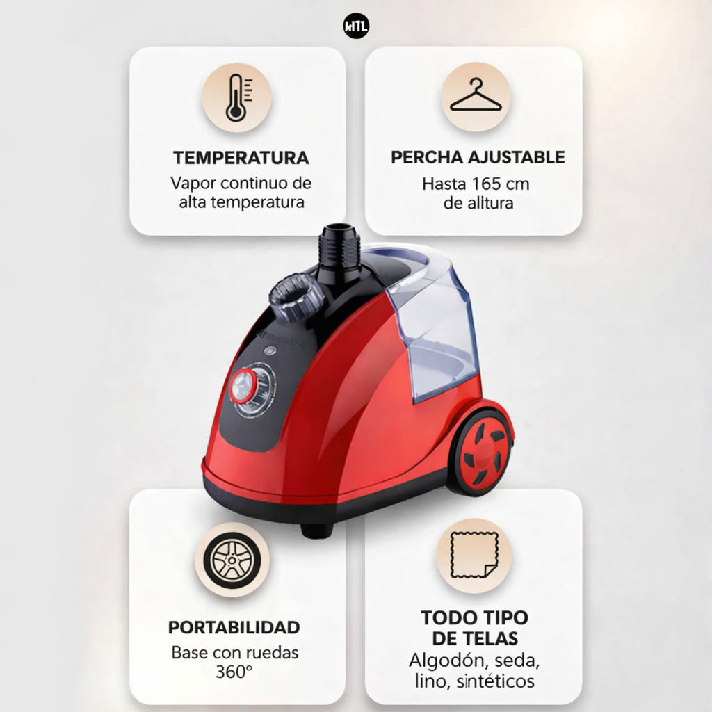 PLANCHA A VAPOR VERTICAL MTL - Imagen 3