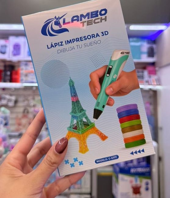 Lápiz 3d Impresora Lapicera 3d + pack 20 Filamentos